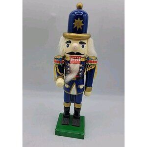 Traditional Nutcracker Wooden Toy Soldier Hand Painted Christmas Holiday DecorN4